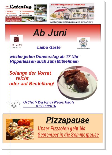 Ripperlwerbung Juni 2025