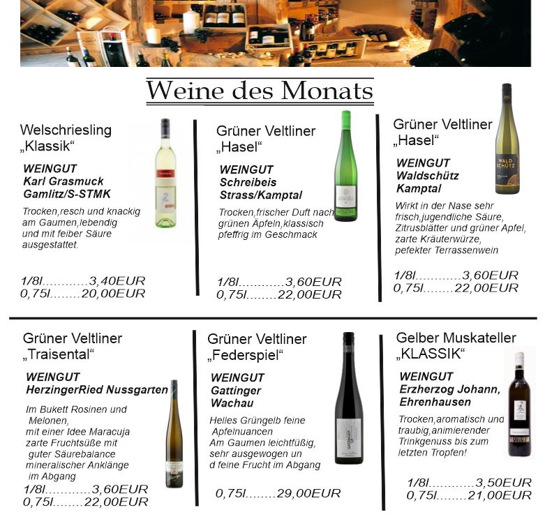 Weinkarte